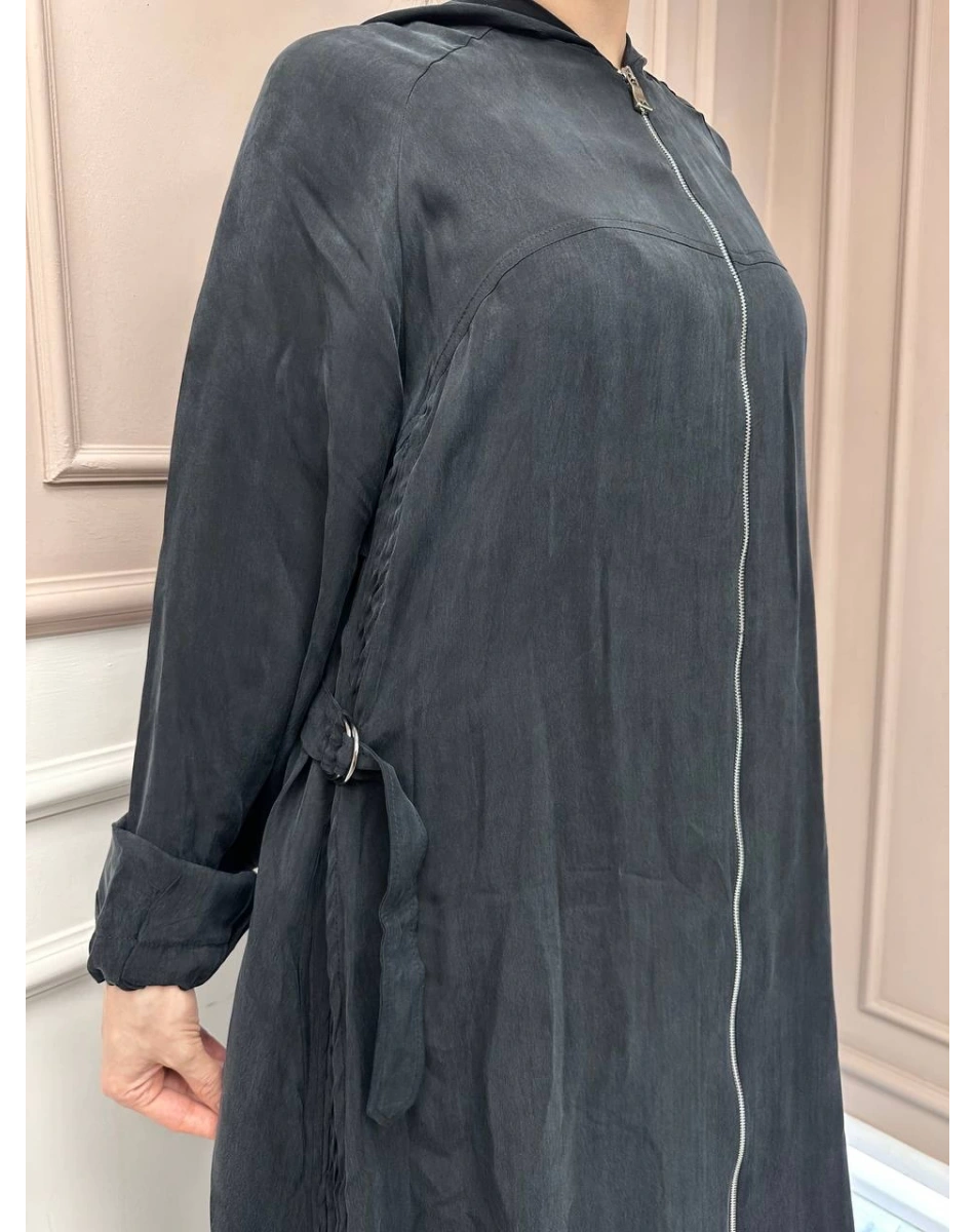 Misswhence 37513 Siyah İpek Kap