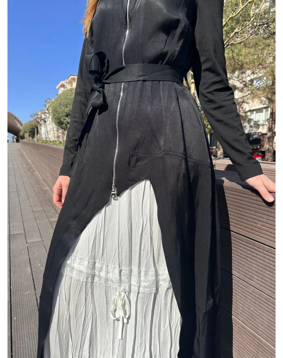 Misswhence 37806 Siyah İkili Elbise