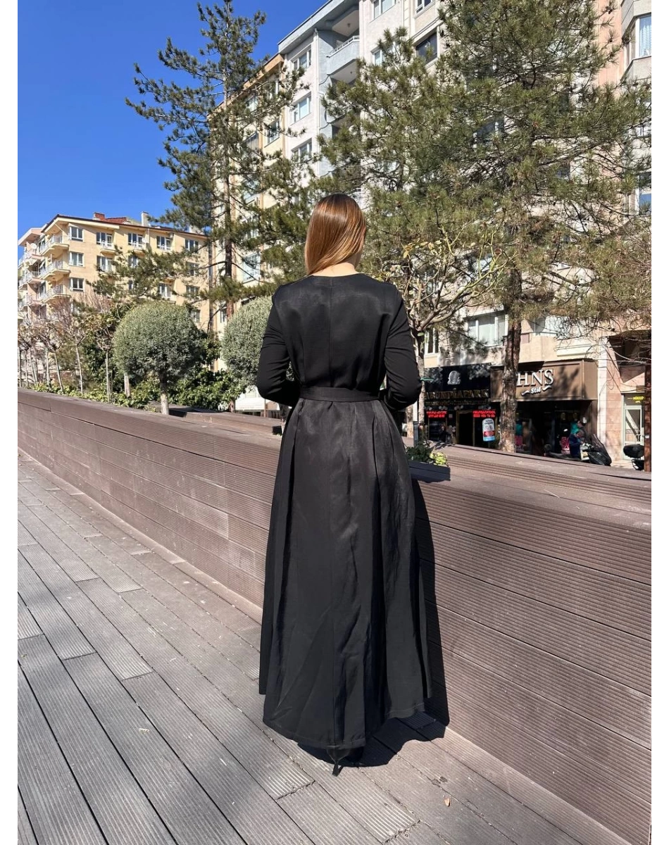 Misswhence 37806 Siyah İkili Elbise