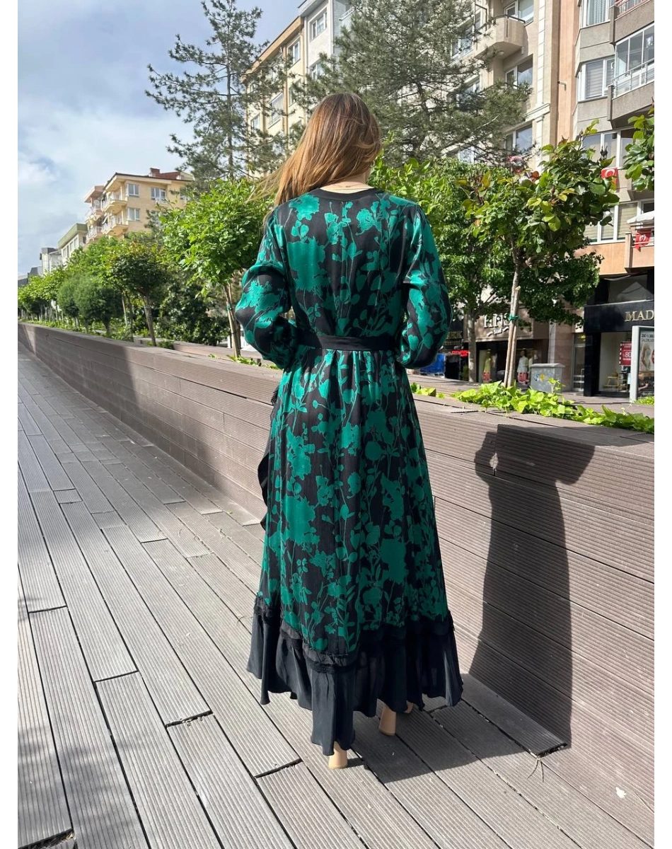 Misswhence 37832 Zümrüt Elbise