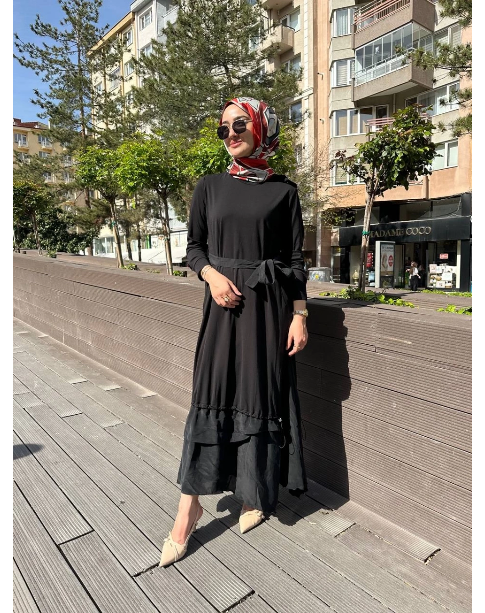 Misswhence 37848 Siyah Elbise