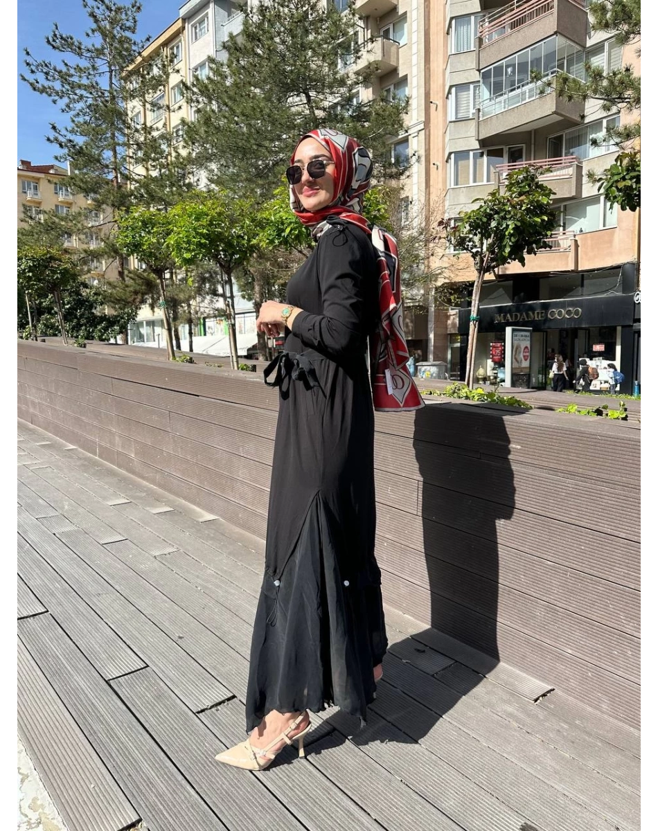 Misswhence 37848 Siyah Elbise