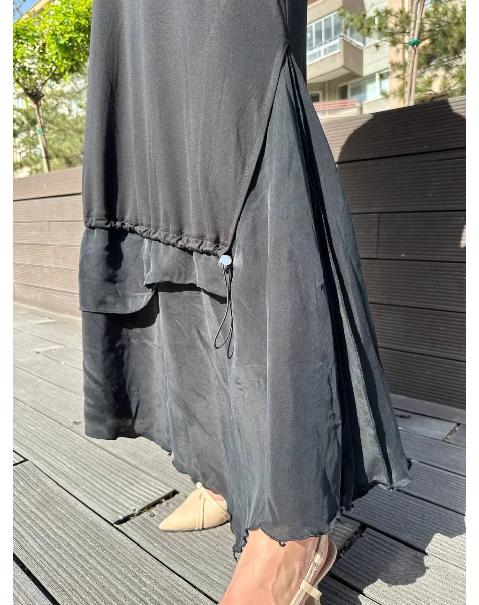 Misswhence 37848 Siyah Elbise