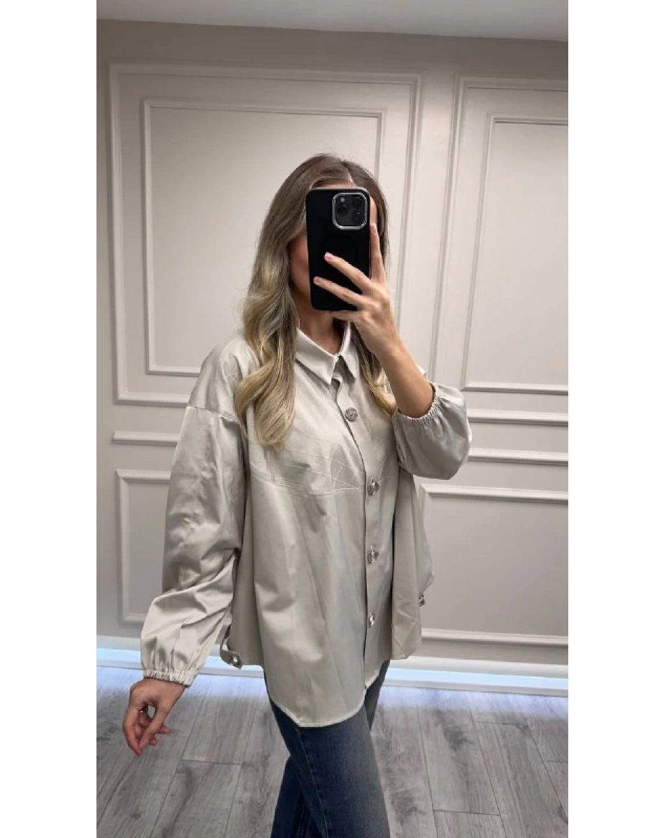 Misswhence 38031 Taş Dikiş Detaylı Tunik