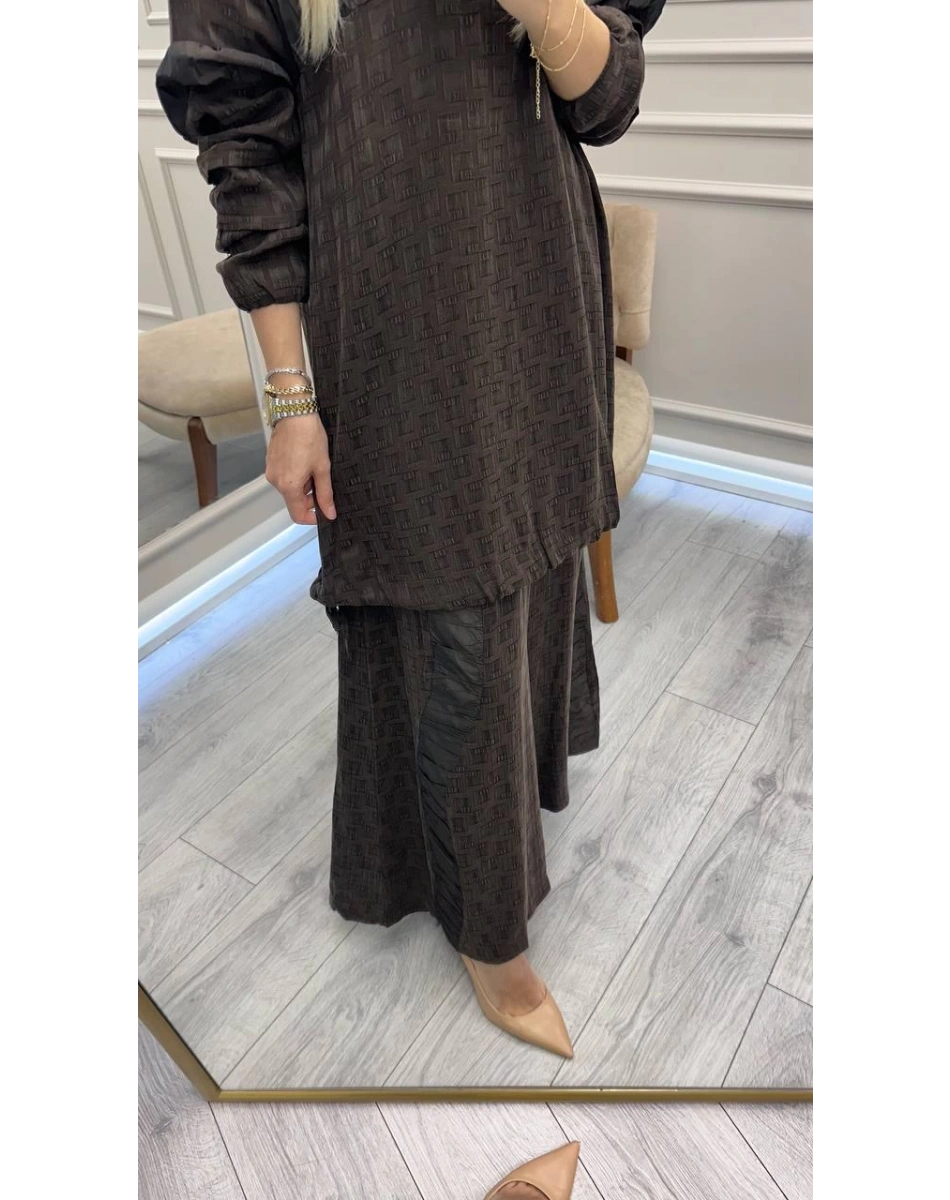 Misswhence 38034 Kahverengi İkili Takım