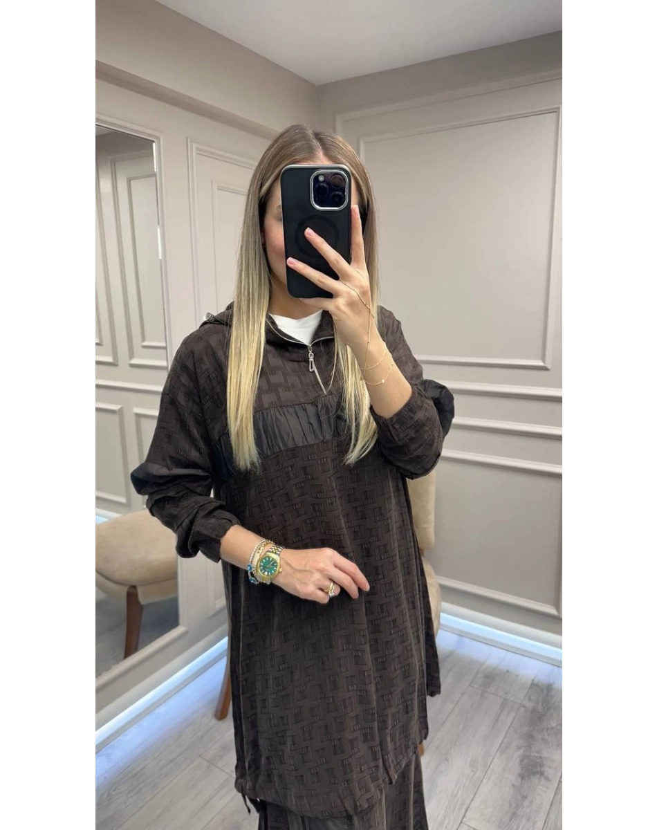 Misswhence 38034 Kahverengi İkili Takım