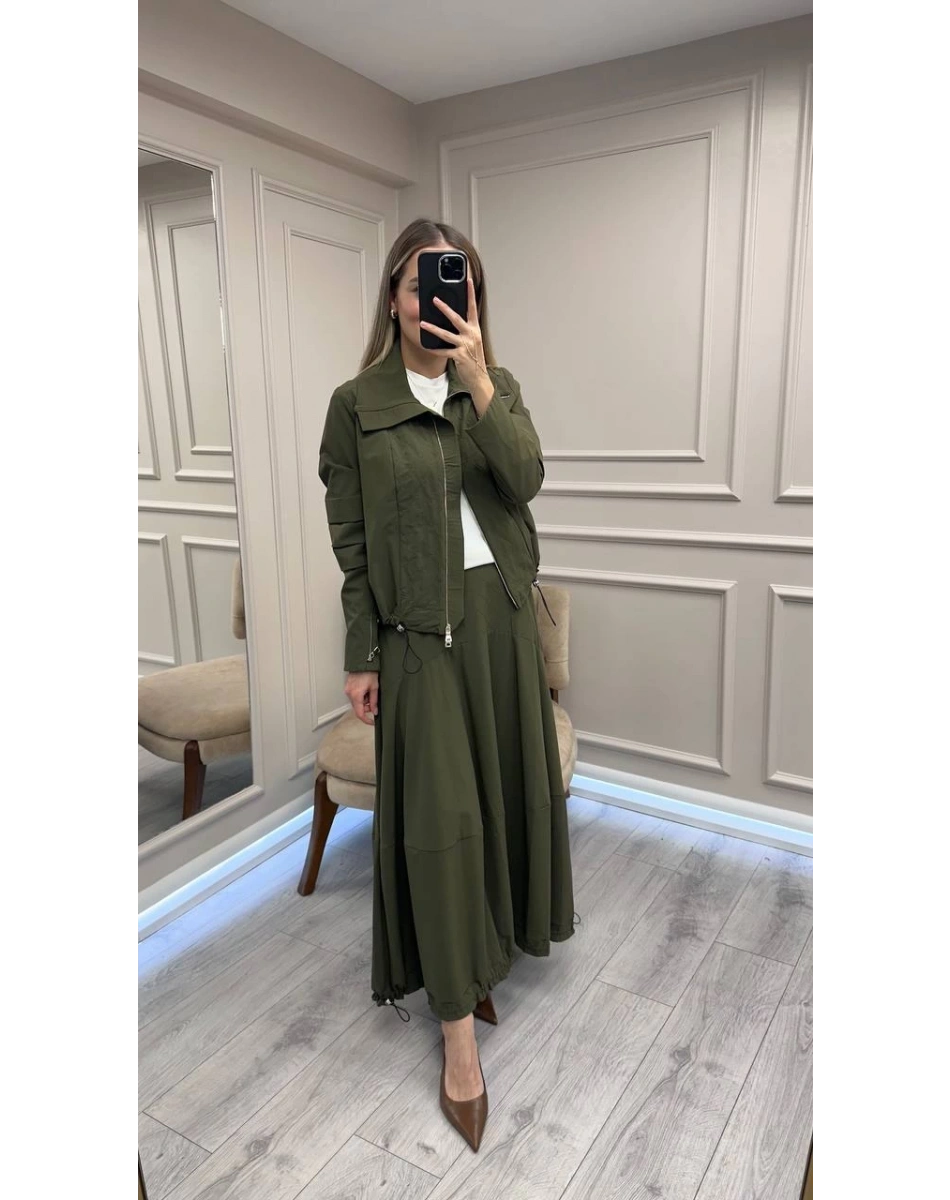 Misswhence 38208 Haki Etekli Takım