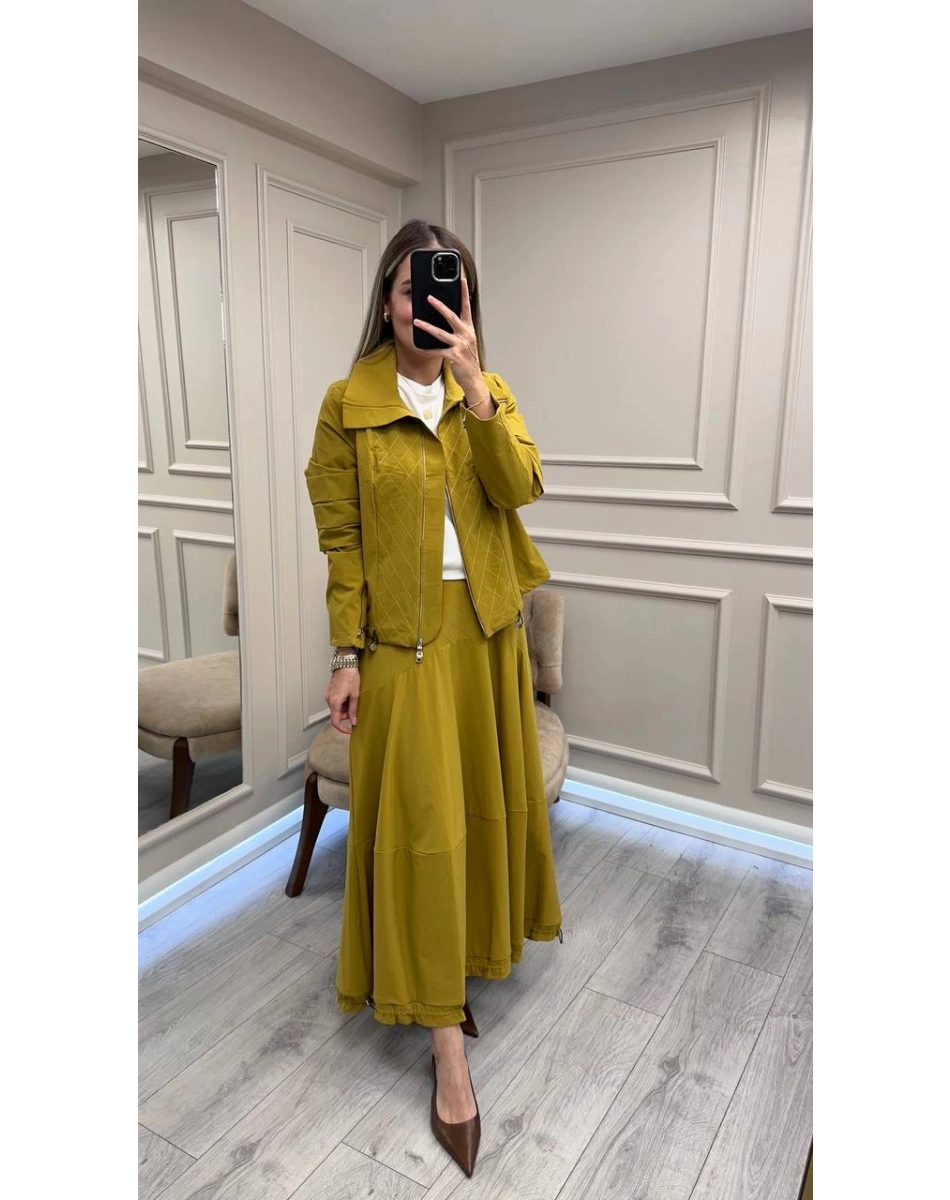 Misswhence 38208 Sarı Etekli Takım