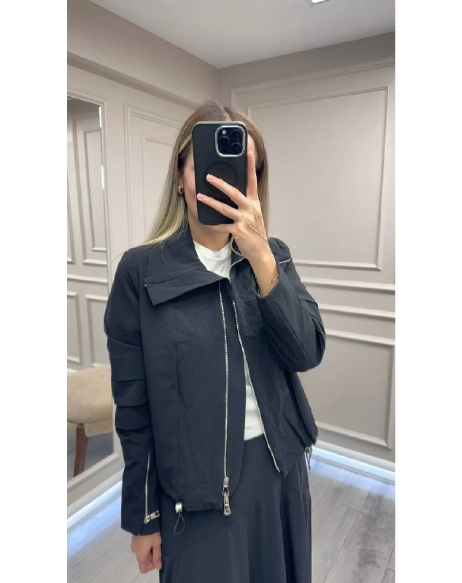 Misswhence 38208 Siyah Etekli Takım