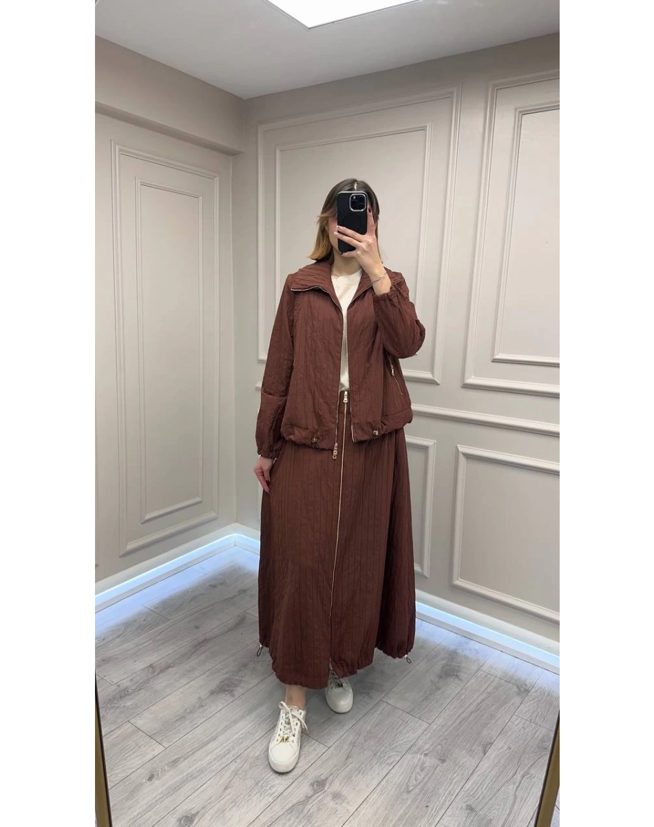 Misswhence 38216 Taba Tafta Etek Takım