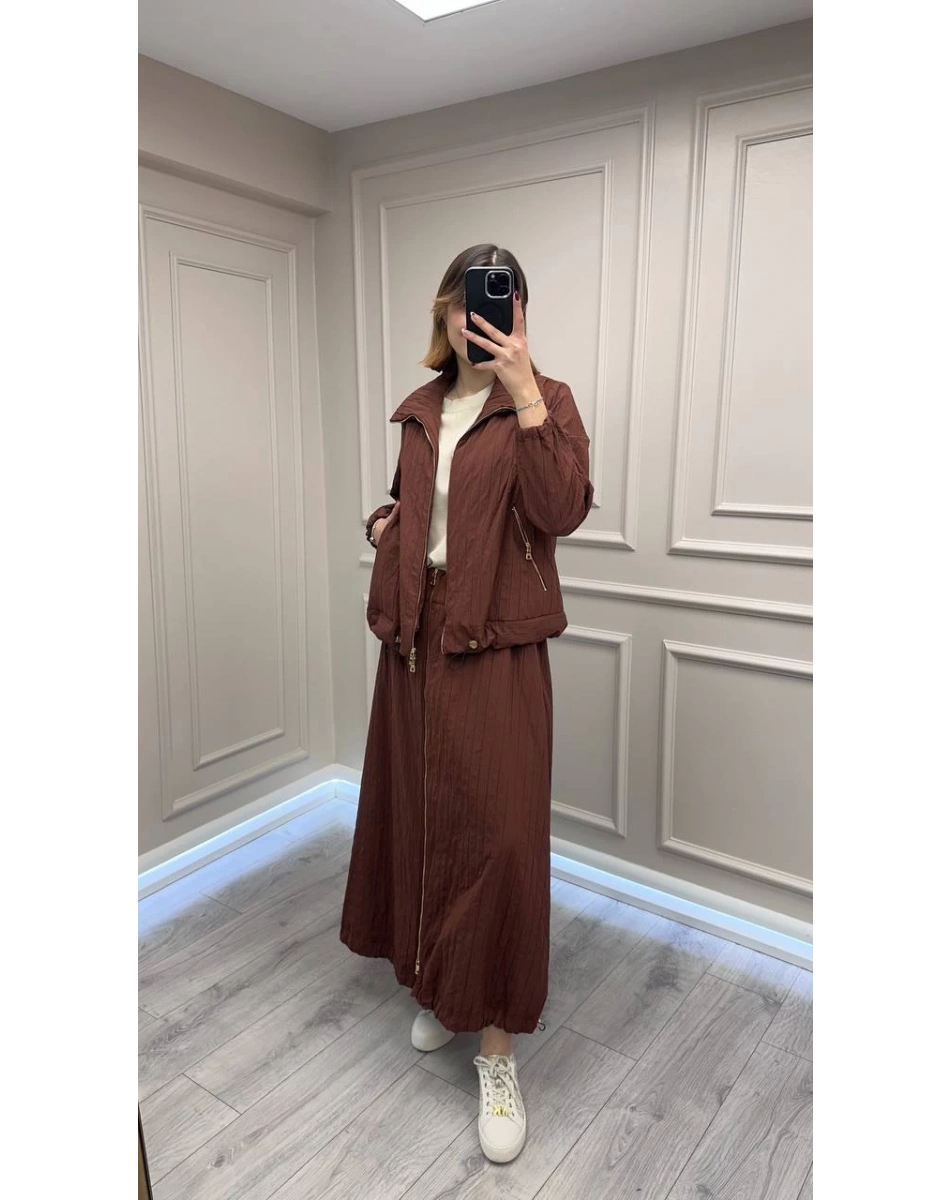 Misswhence 38216 Taba Tafta Etek Takım