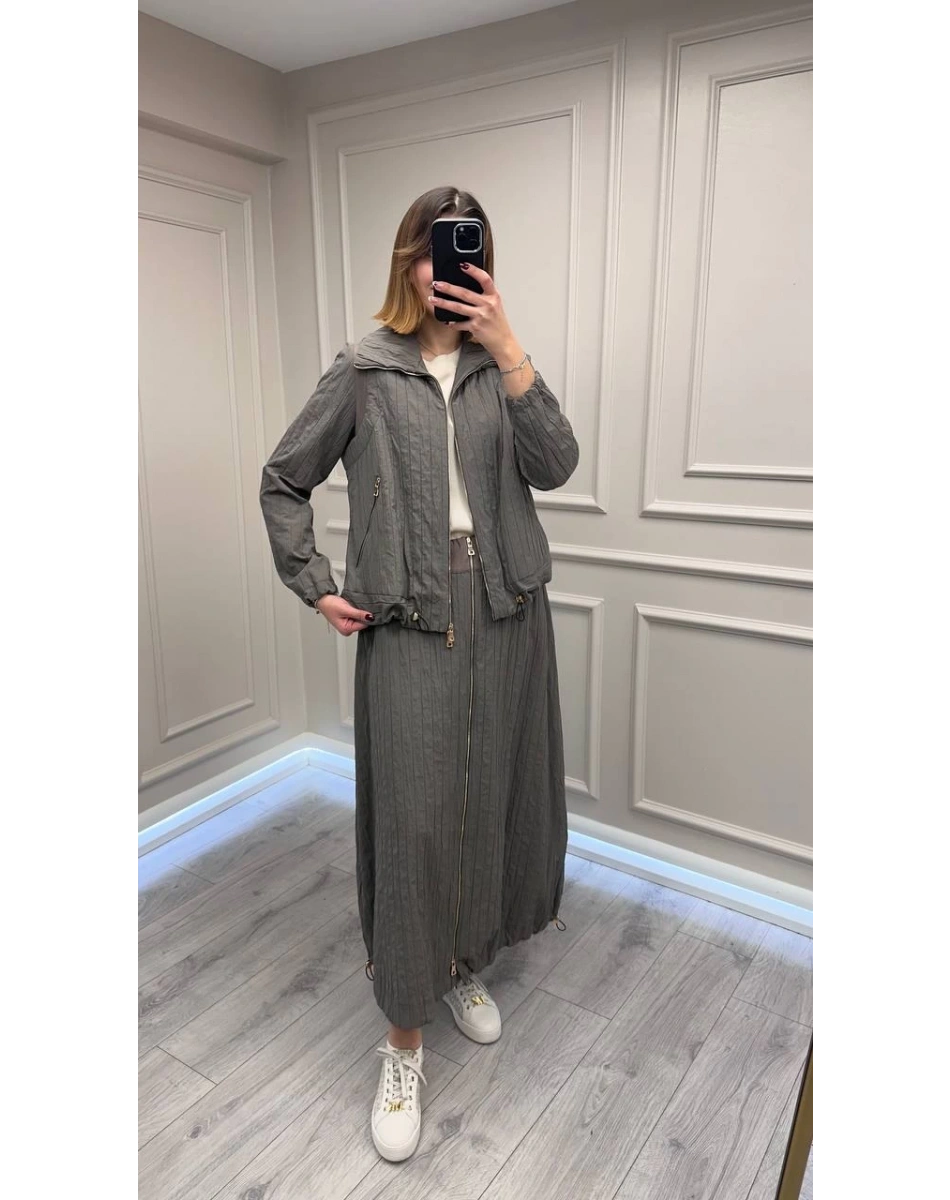 Misswhence 38216 Vizon Tafta Etek Takım