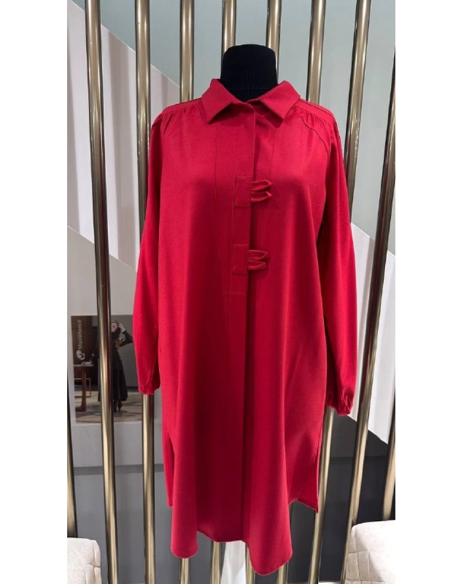 Misswhence 38300 Kırmızı Gömlek