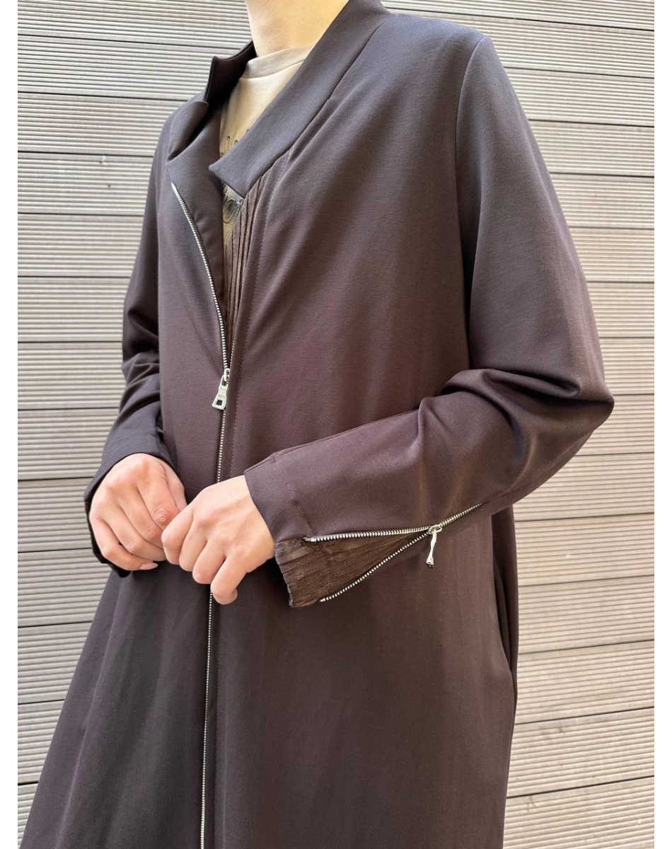 Misswhence 38404 Kahverengi Nervür Detaylı Kap