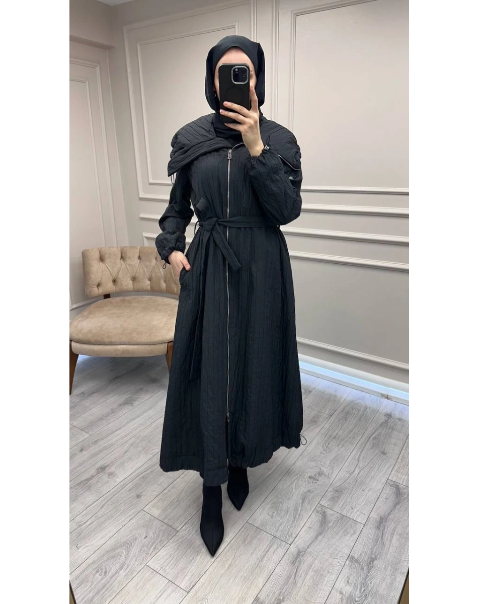 Misswhence 38508 Siyah Tafta Kap