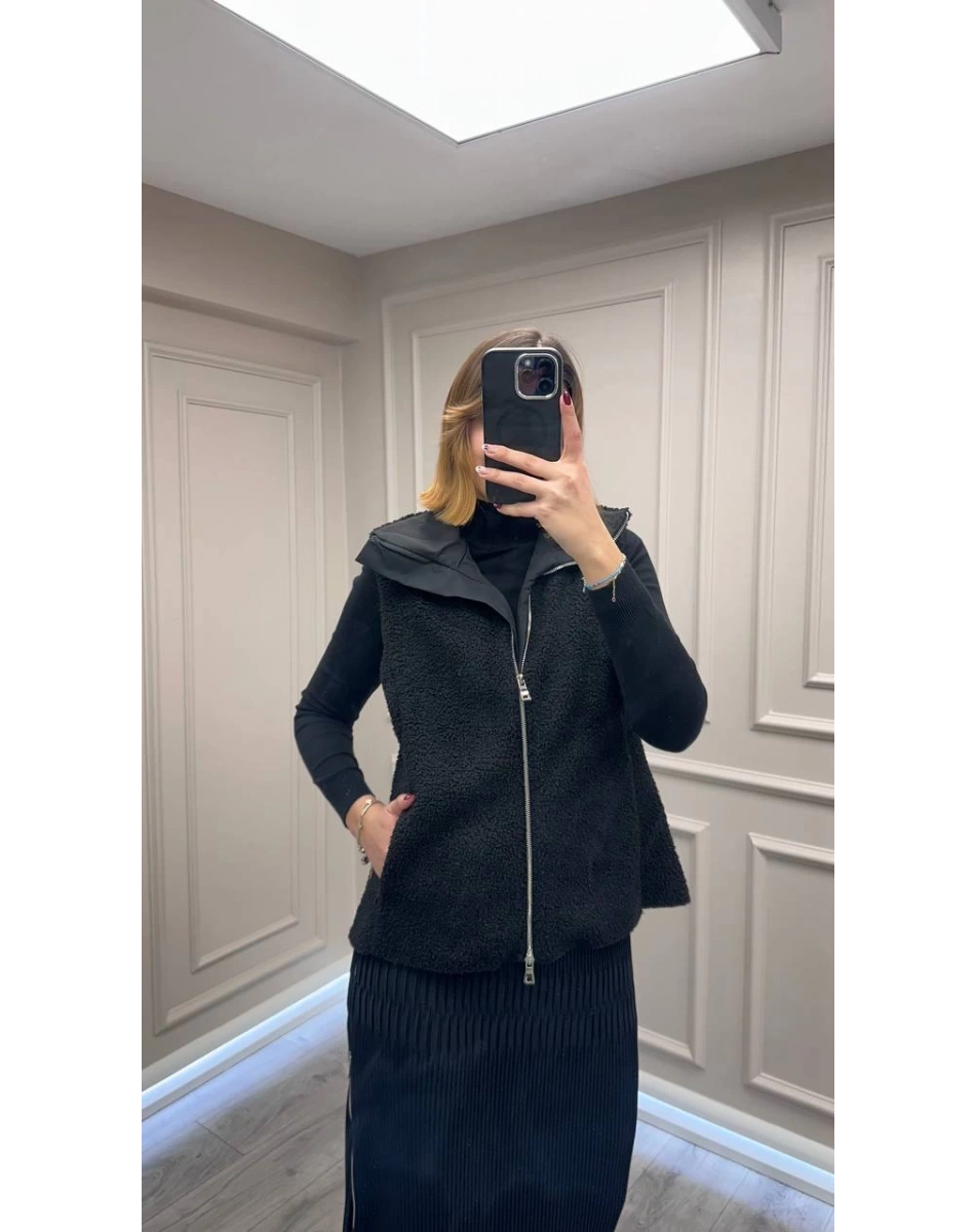 Misswhence 38701 Siyah Yelek