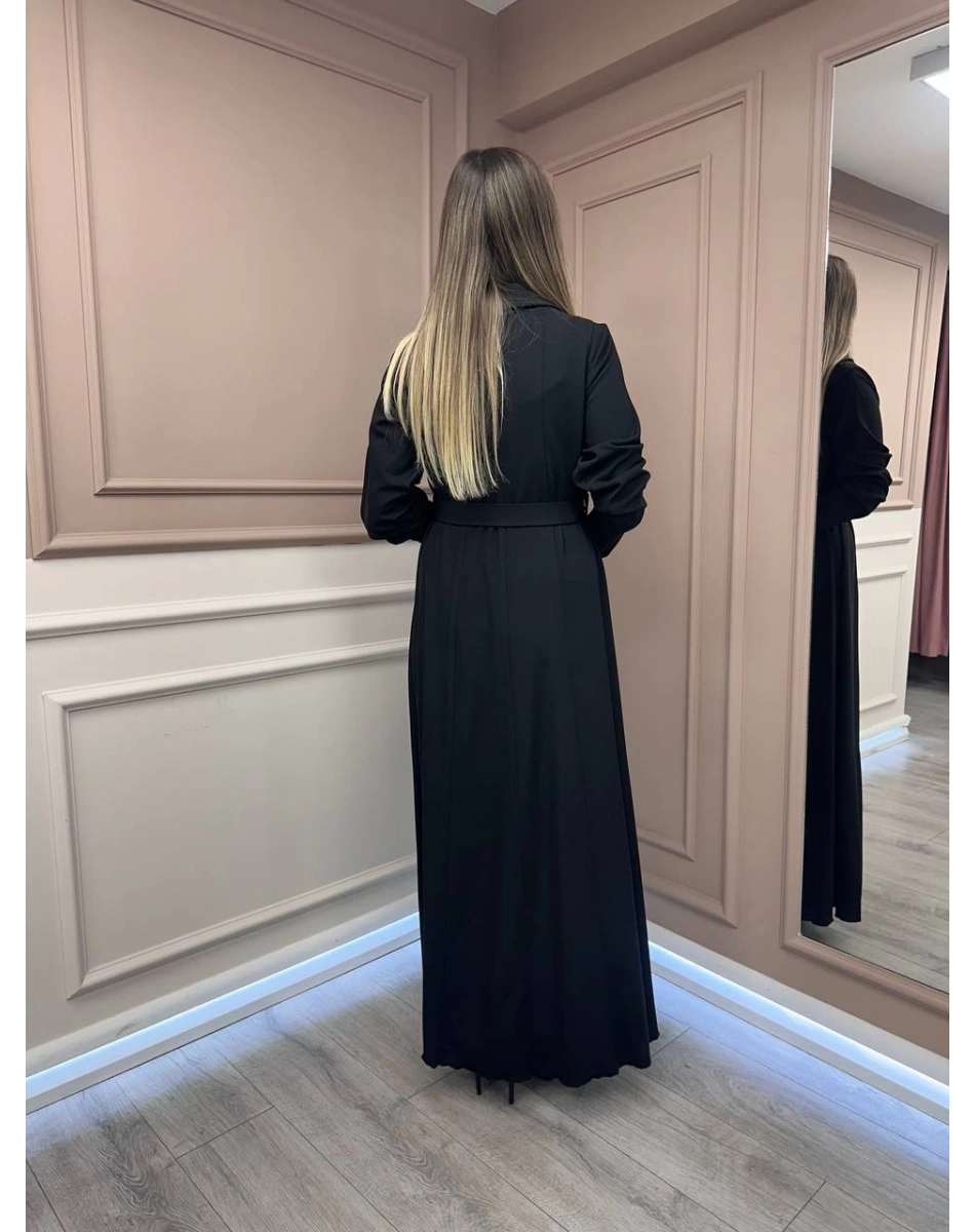 Misswhence 38803 Siyah Fermuar Detaylı Elbise