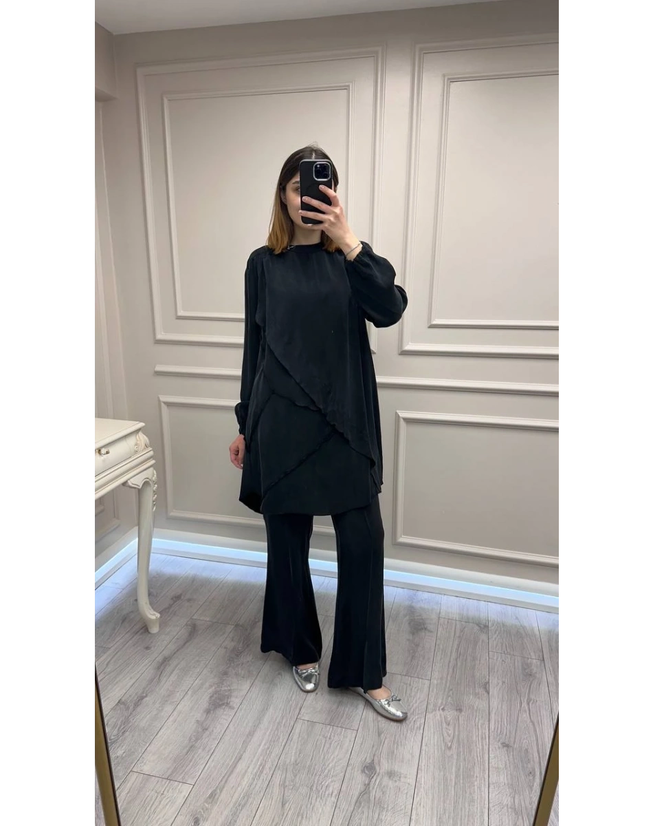 Misswhence 39017 Siyah Tunik