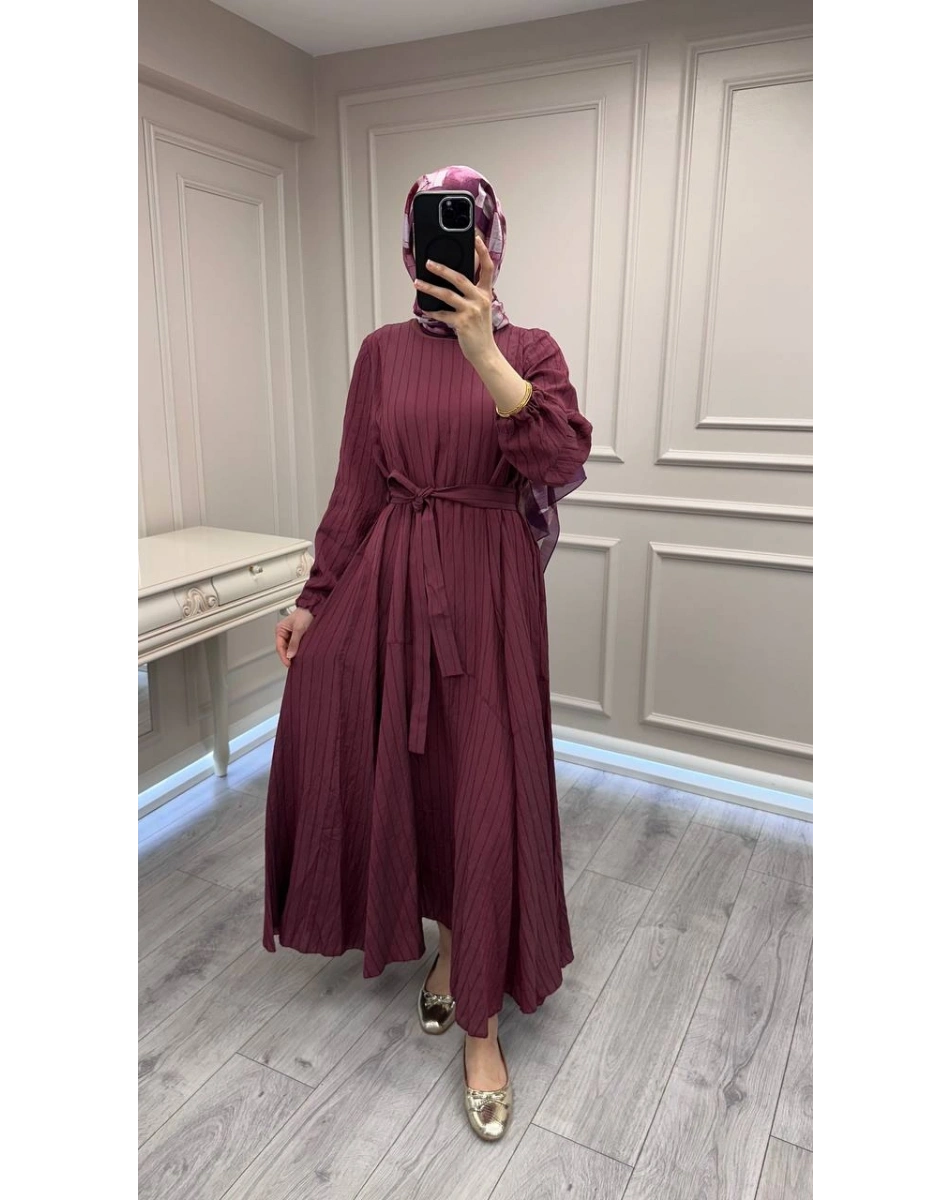 Misswhence 39844 Bordo Elbise