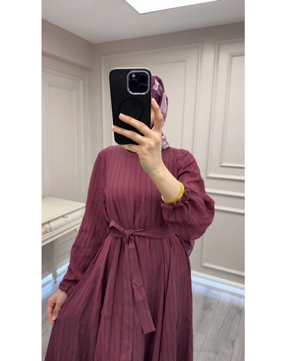 Misswhence 39844 Bordo Elbise