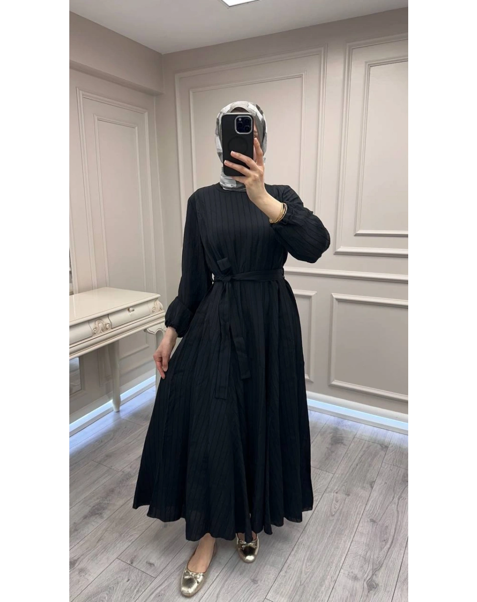 Misswhence 39844 Siyah Elbise