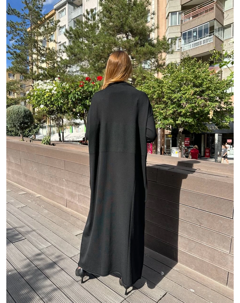 Misswhence MİSS 239 Siyah Triko Elbise