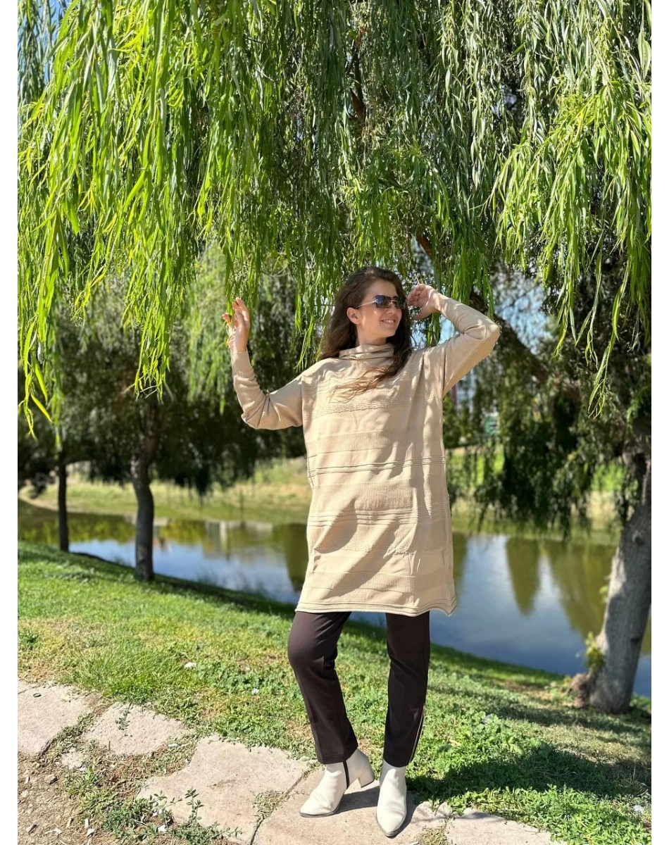 Misswhence MİSS222 Camel Triko