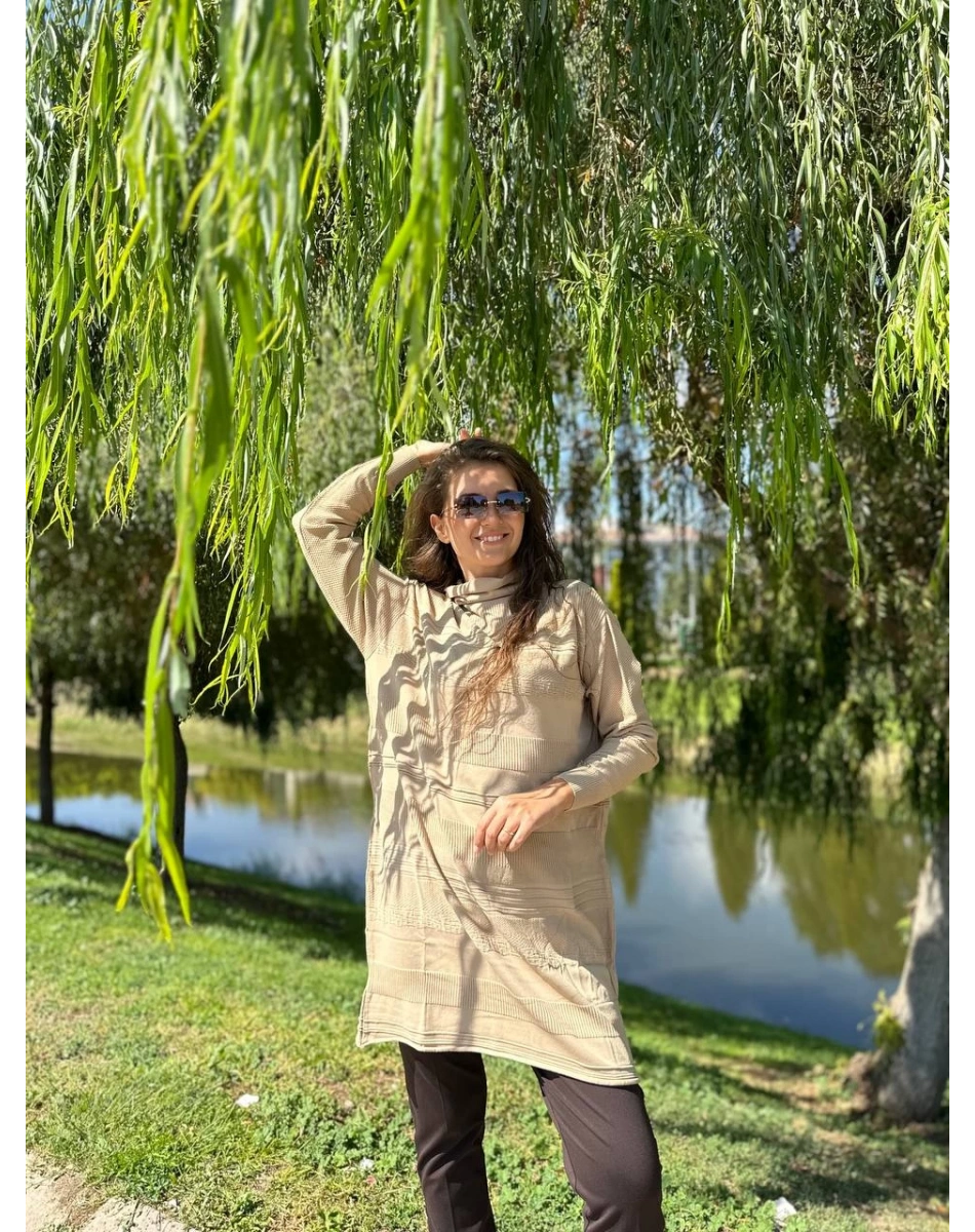 Misswhence MİSS222 Camel Triko