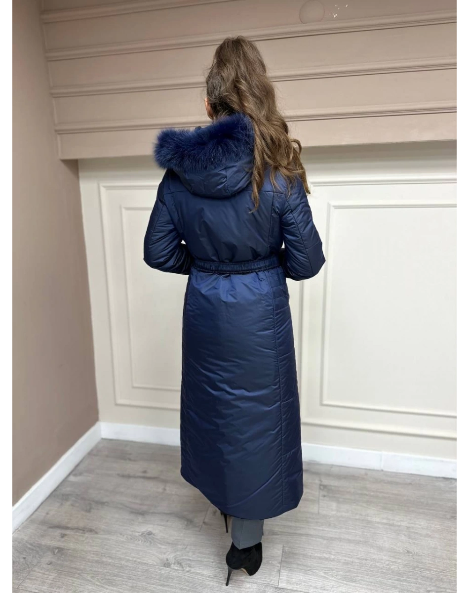 Ncl 23576 Siyah-Lacivert Çift Taraflı Şişme Parka