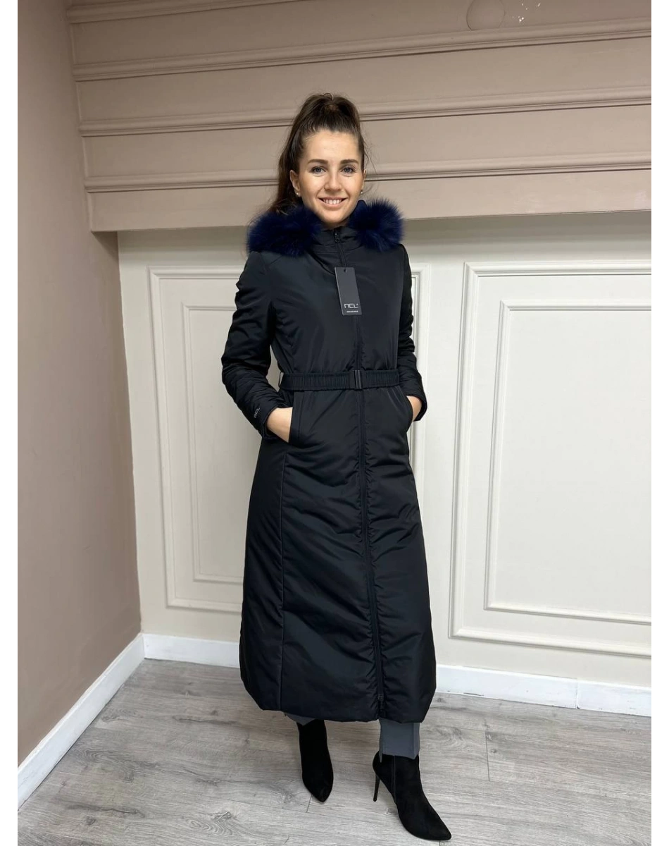 Ncl 23576 Siyah-Lacivert Çift Taraflı Şişme Parka