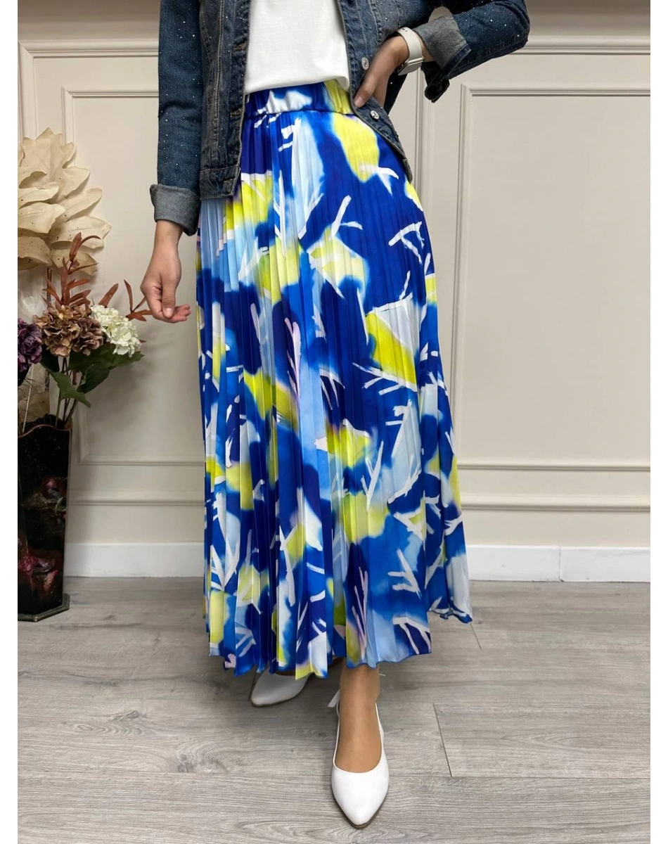 Niqozza NQ30046 Sax Desenli Açelya Etek