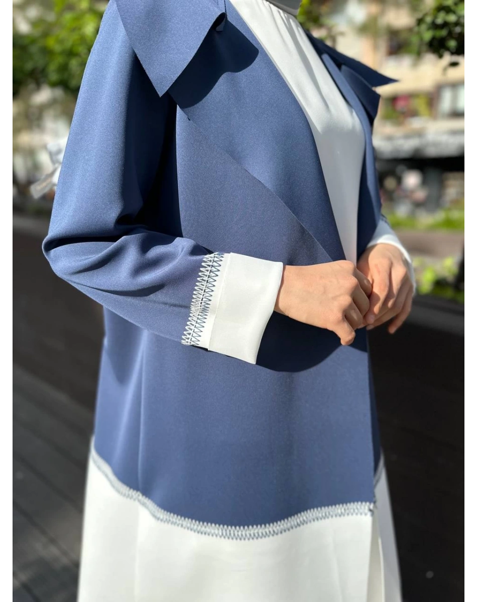 Noi 64321 Lacivert Çift Renkli Scuba Kap