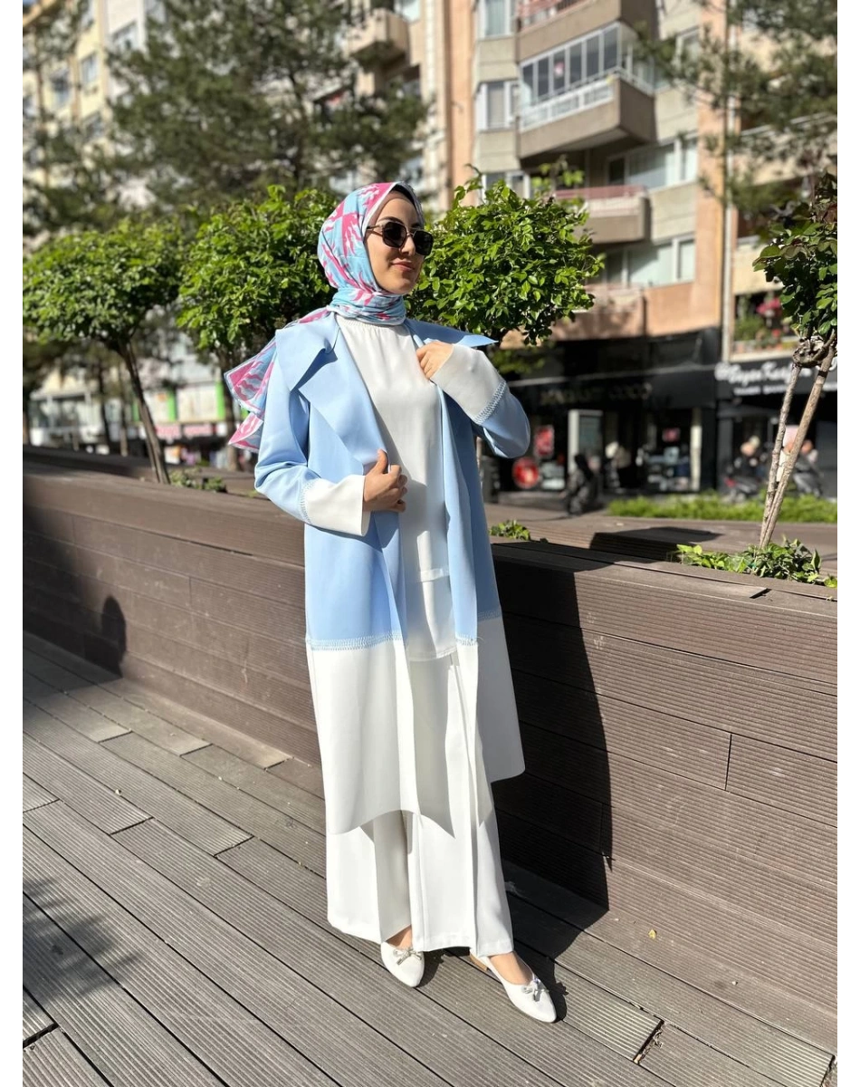 Noi 64321 Mavi Çift Renkli Scuba Kap