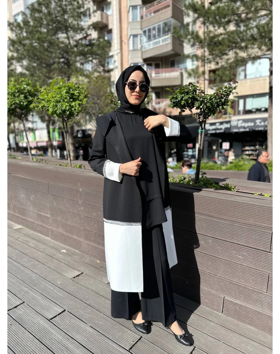 Noi 64321 Siyah Çift Renkli Scuba Kap