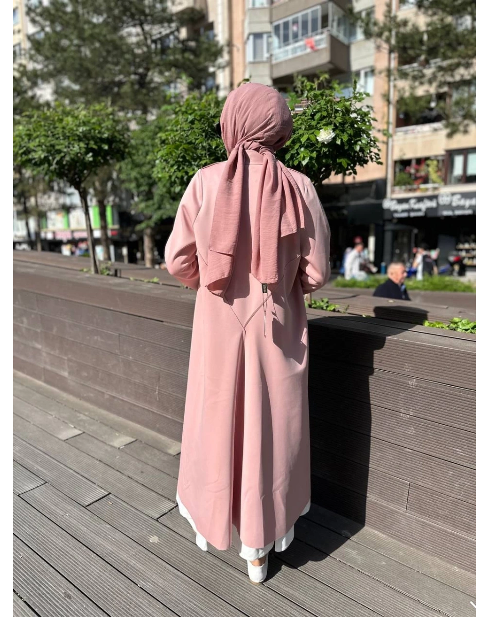 Noi 64342 Pudra Arkası Üçgen Şal Yaka Scuba Kap