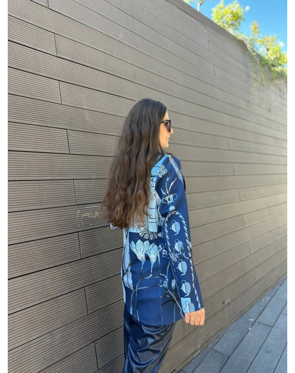 Noi 73308 İndigo Scuba Ceket