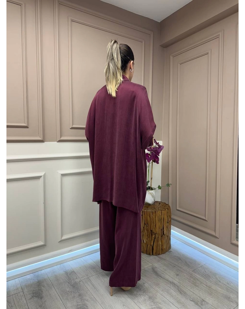 Nuss Triko 25Y1064 Bordo İkili Takım