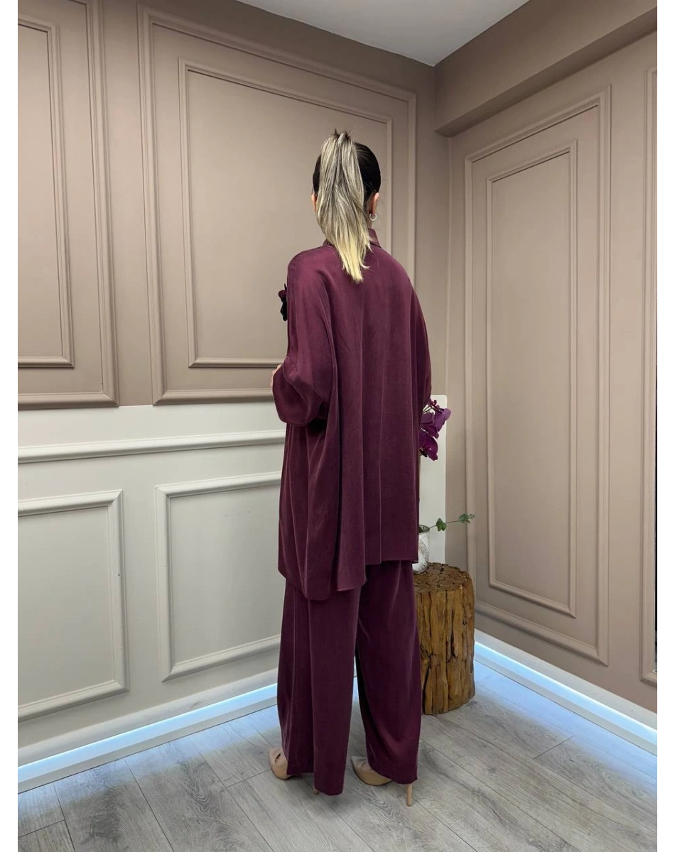 Nuss Triko 25Y1064 Bordo İkili Takım