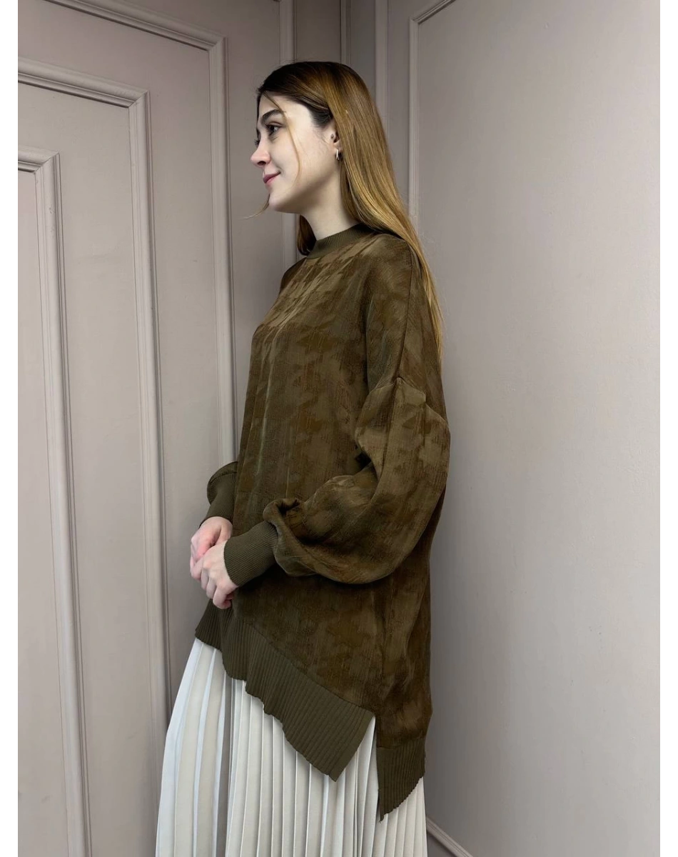 Nuss Triko 25Y3009 Kahve Tunik