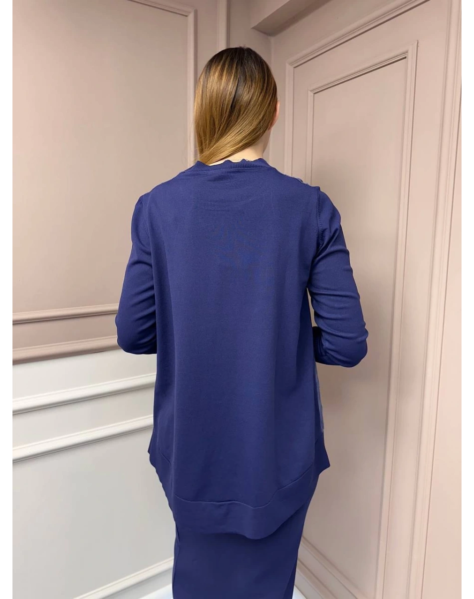 Nuss Triko 25Y3012 Lacivert Tunik