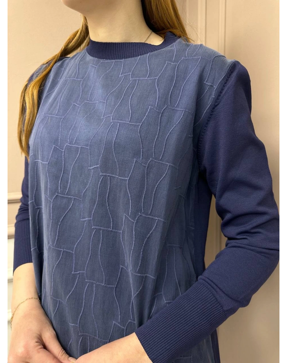 Nuss Triko 25Y3012 Lacivert Tunik