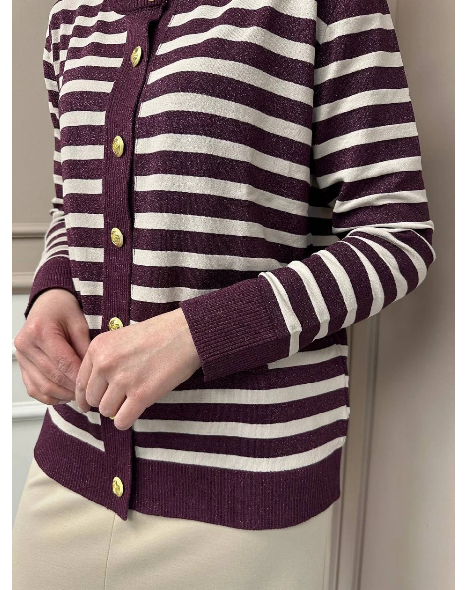 Nuss Triko 25Y306 Bordo Hırka