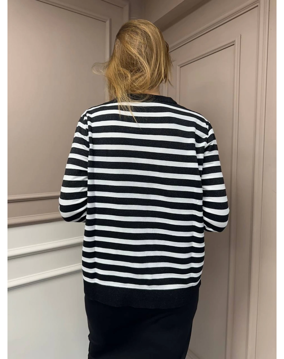 Nuss Triko 25Y306 Siyah Hırka