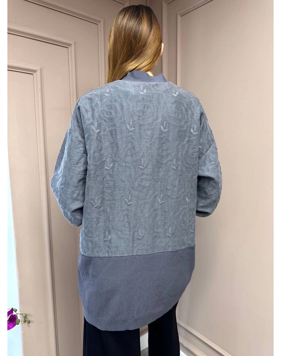 Nuss Triko 25Y6050 Antrasit Triko Hırka