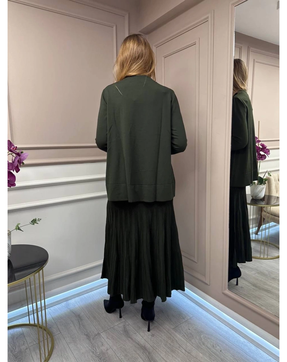 Nuss Triko 25Y703 Haki Triko İkili Takım