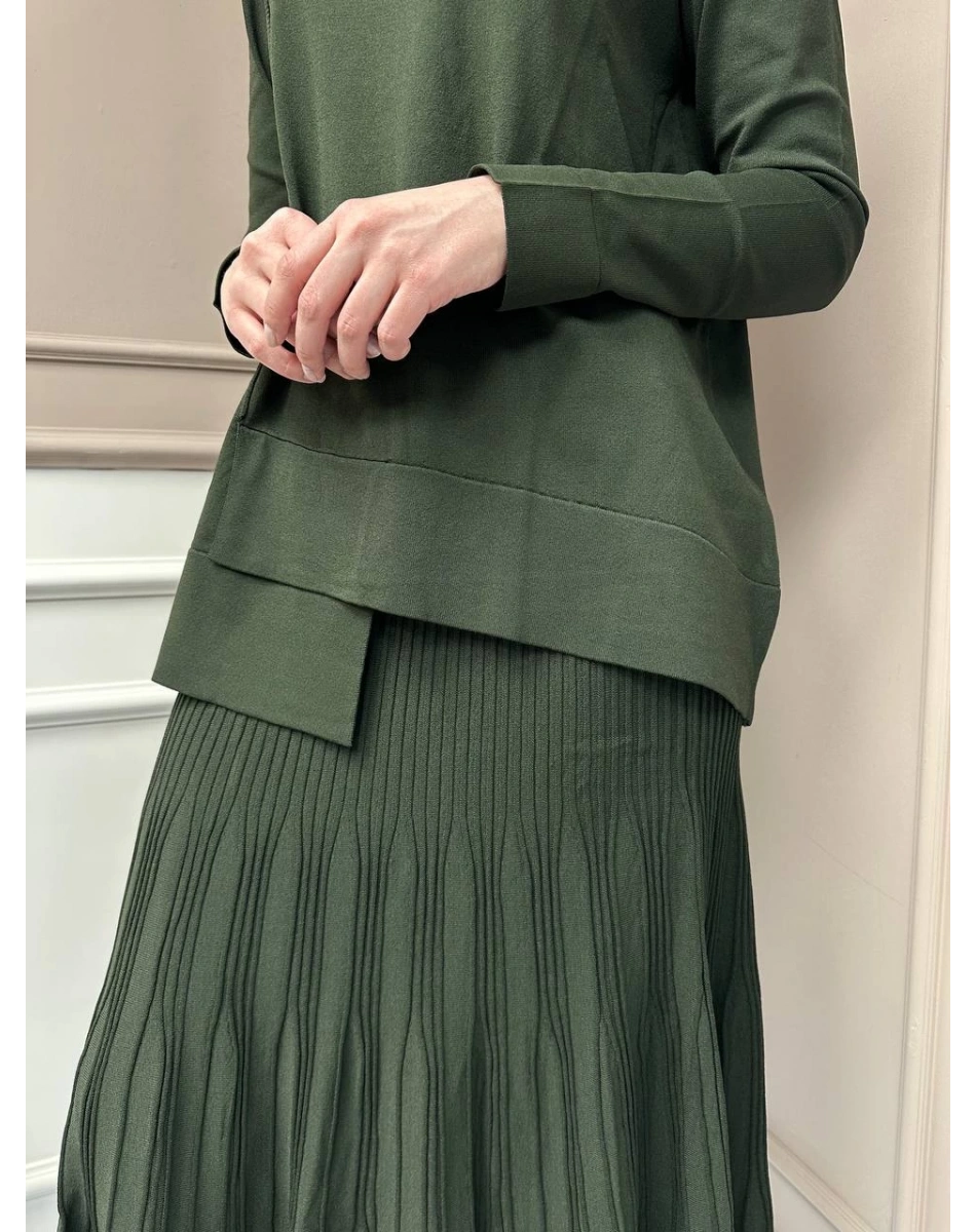 Nuss Triko 25Y703 Haki Triko İkili Takım