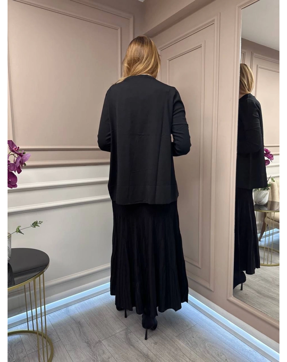 Nuss Triko 25Y703 Siyah Triko İkili Takım