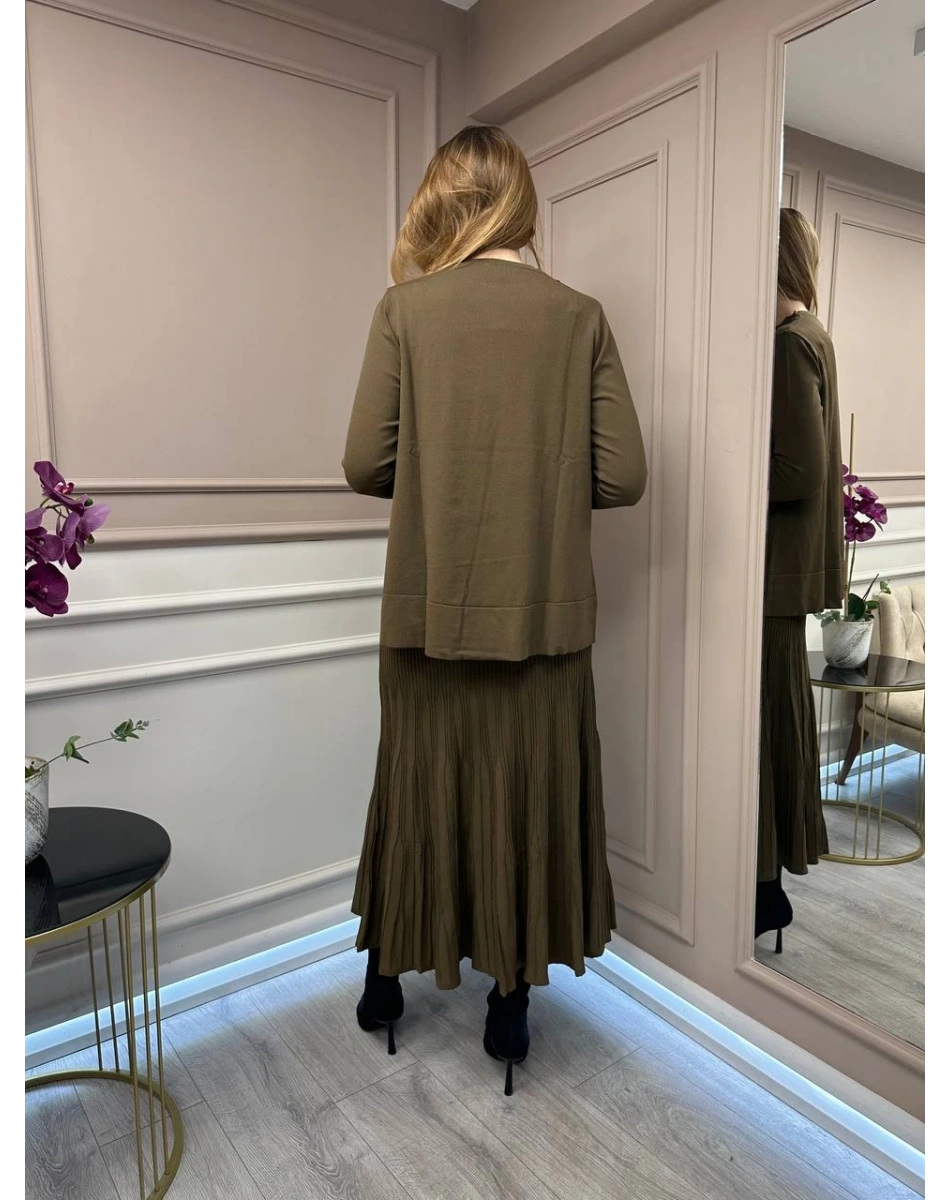 Nuss Triko 25Y703 Sütlü Kahve Triko İkili Takım