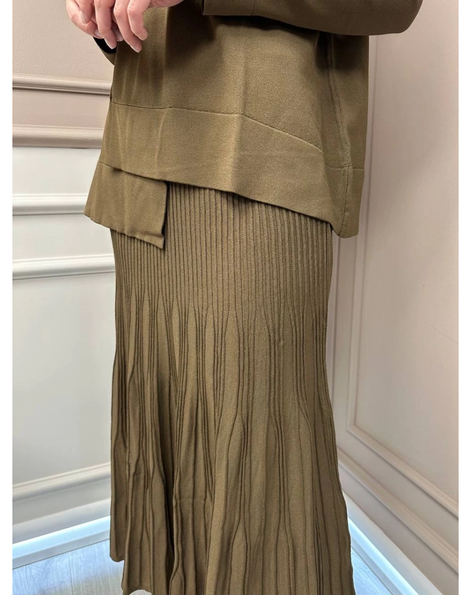 Nuss Triko 25Y703 Sütlü Kahve Triko İkili Takım