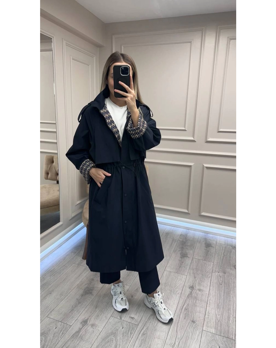 Nuss Triko 26K6033 Lacivert Kap